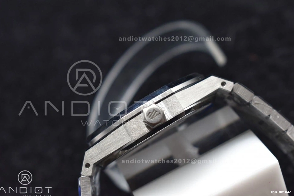 Dial Oak SS 41mm Royal Affordable Textured Clone Best Super on APSF A4302 449 Bracelet Edition SS White 15500 1:1 0504